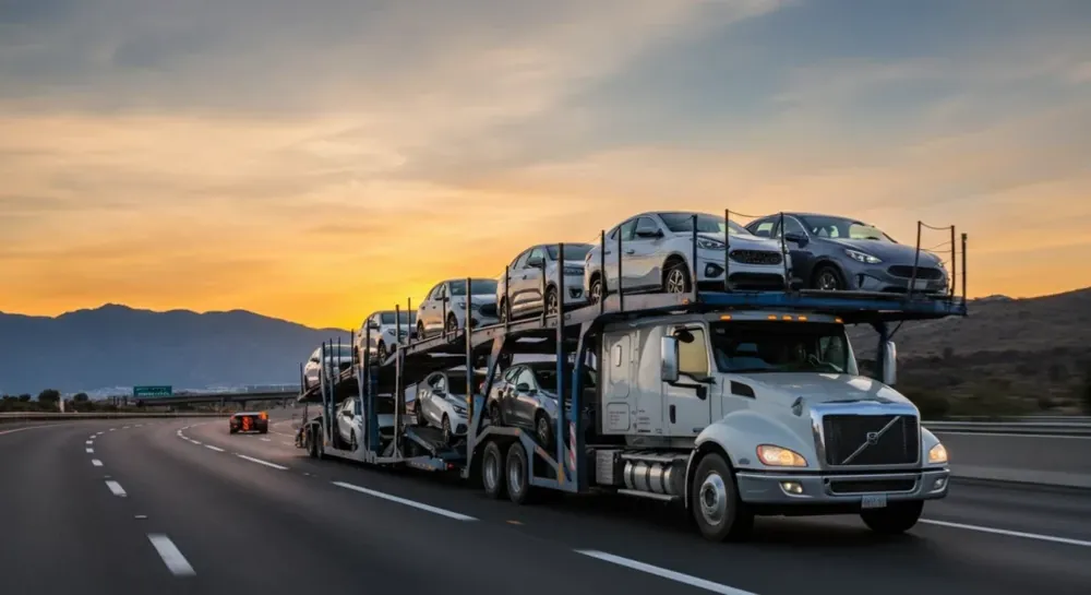 Madrina de Marina Logistics en carretera mexicana